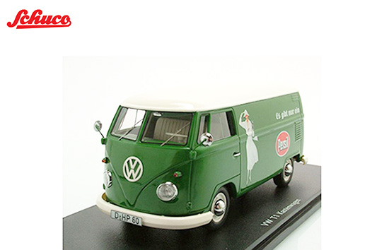 Schuco 1/18 1979 Volkswagen VW T3 Bus Green/Cream